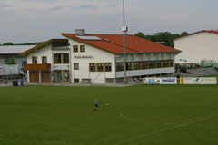 Sportheim des ASV Miesbach FRONTANSICHT