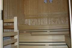 Die geräumige Sauna des ASV MIESBACH  im Sportheim